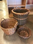 Collection of Wicker baskets