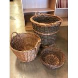Collection of Wicker baskets