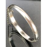 Silver hallmarked Chester babys Christeneing bracelet (safety chain A/F) by maker Charles Horner