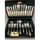 Elkington Parkin Boxed cutlery set six place settings by Parkin Silversmiths