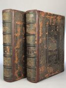 'THE WORKS OF SHAKSPERE' Imperial Edition, edited by Charles Knight, two volumes, published Virtue &
