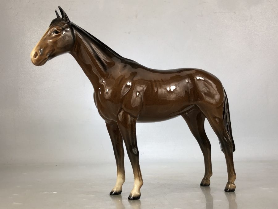 Collection of 11 Beswick horses of varying heights, to include New Forest Pony, rearing Welsh Cob, - Image 5 of 14