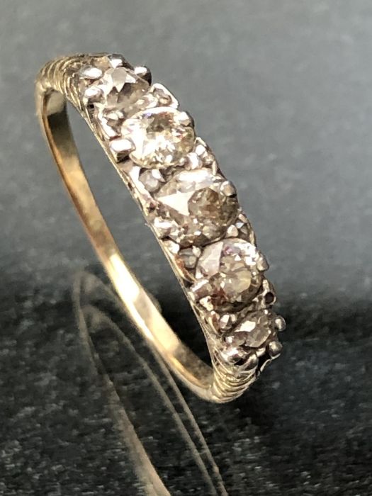 Five Stone Diamond ring size 'L' - Image 2 of 3