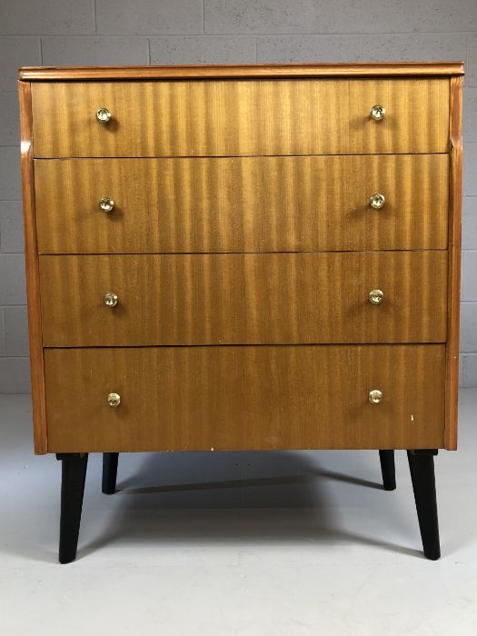 Mid Century chest of four drawers
