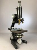 Watson of London, Service II microscope, with adjustable platform