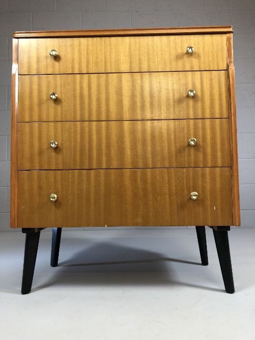 Mid Century chest of four drawers - Image 4 of 5