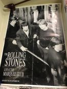 Original Rolling Stones Venue Gig Poster