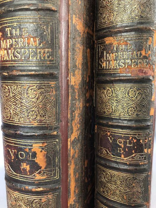 'THE WORKS OF SHAKSPERE' Imperial Edition, edited by Charles Knight, two volumes, published Virtue & - Image 4 of 11