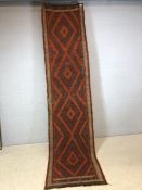 Old Suzni Kilim runner, approx 345cm x 81cm