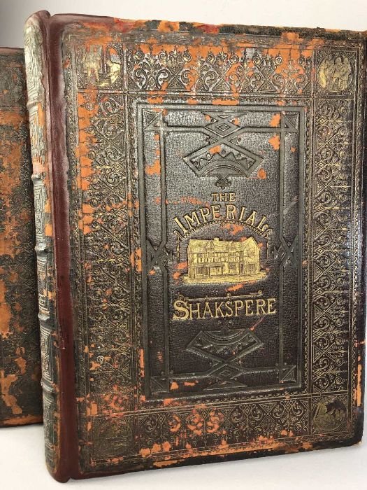 'THE WORKS OF SHAKSPERE' Imperial Edition, edited by Charles Knight, two volumes, published Virtue & - Image 2 of 11