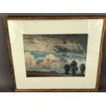 Arthur Knighton Hammond (English, 1875 - 1970), watercolour of a landscape, signed lower left,