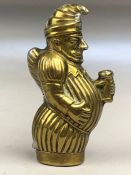 Vintage Brass Mr Punch Vesta case
