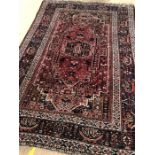 Large Persian rug A/F approx