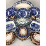 Collection of china to include Royal Albert part tea set in the Imari 4250 pattern, a selection of