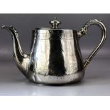 Hallmarked Silver teapot by C F Hancock of London total weight approx 723g