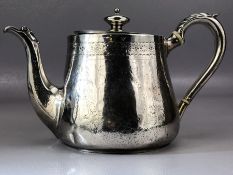 Hallmarked Silver teapot by C F Hancock of London total weight approx 723g