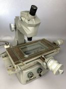 Mitutoyo 176-103 Type BI-5 Toolmaker Measuring Microscope, Machinist Scope with lights