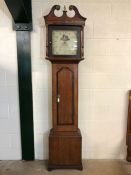 30 hour longcase clock by John Hallett of Church Street and Butter Market, Lyme Regis (working