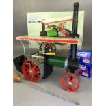 Boxed Mamod TE1A steam tractor