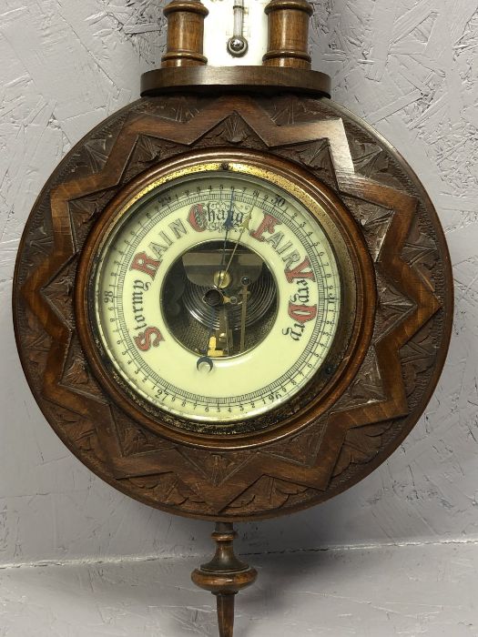 Wall barometer approx 56cm in length - Bild 2 aus 3