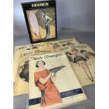 Fashion Interest: 'Fashion in the Twenties and Thirties' by Jane Dorner, together with five copies