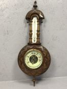 Wall barometer approx 56cm in length