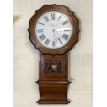 American wall clock, not a Seth Thomas as the face has been replaced, the rest original, time