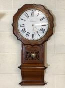 American wall clock, not a Seth Thomas as the face has been replaced, the rest original, time