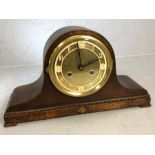 Black forest Mantel clock by Haller and Benzing c.1920s, strikes on the hour and half hour,