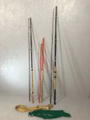 Fishing Rod: Hardy "Richard Walker Carp No.1" 10ft two piece carp rod and a shakespeare
