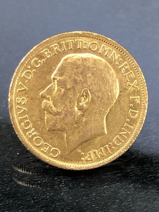 Gold Full Sovereign dated 1918 - Image 3 of 3