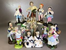 Collection of twelve assorted figurines