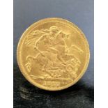 Gold Full Sovereign dated 1917