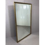 Extra large gilt framed mirror approx 160cms x 100cms