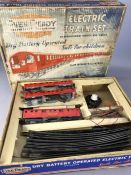 Ever Ready electric train set, battery operated , London Transport Underground, model OO guage,