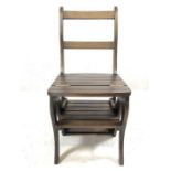 Metamorphic chair / library steps