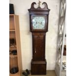 Eight day longcase clock by Josiah Twyford of Manchester (working from 1792 - 1822), restored