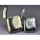 Two Birmingham Hallmarked Silver Vesta cases one Victorian 1900