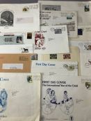 Collection of stamps and First Day Covers