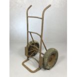 Pair of vintage sack trucks by Clares of Somerset