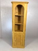 Pine corner unit, approx 180cm in height