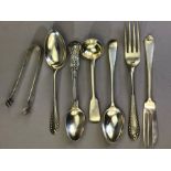 Collection of Hallmarked silver flatware approx 130g