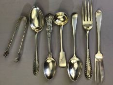 Collection of Hallmarked silver flatware approx 130g