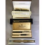 Collection of modern and vintage pens to include CROSS, Wyvern & Parker