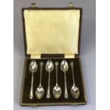 Silver hallmarked set of six teaspoons Sheffield by Fry & Wigfull Ltd