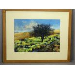 FAVELL BEVAN-ARTI, pastel of a Dartmoor Landscape, approx 35cm x 25cm, signed and dated lower left