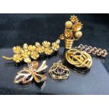 Collection of Gold Coloured and Gold plated Jewellery (six pieces)