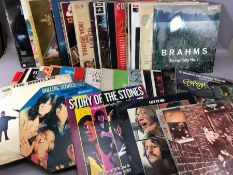 Vinyl: Collection of records Albums to include Rolling Stones, The Beatles, The Who, John Lennon
