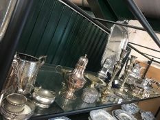 Large collection of silver plated items