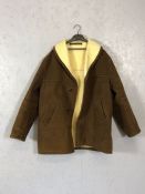 Vintage Gentleman's Shearling Sheepskin coat by Belstaff, approx size 'large'
